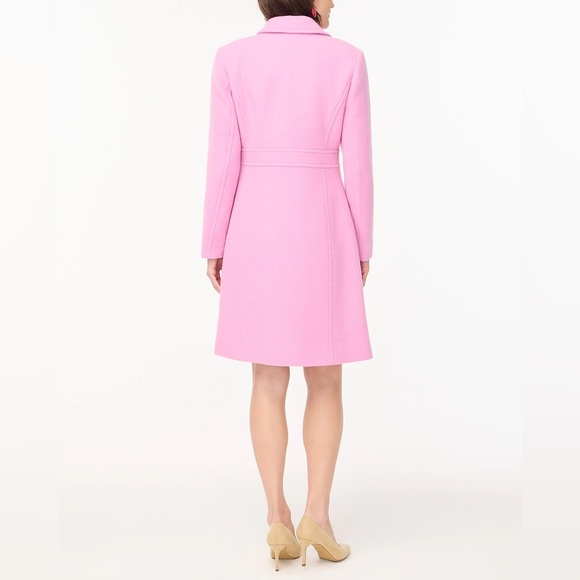 Last One NWT PINK J. CREW Wool-blend lady coat - Picture 14 of 17